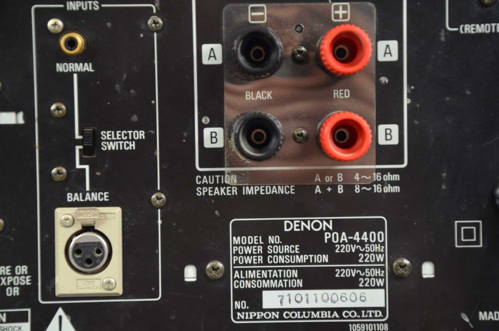 Końcówka Mocy 1 MONOBLOK DENON POA-4400 okazja