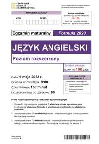 Przygotowanie do matury z angielskiego