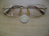 Starocie z PRL Okulary damskie korekcyjne +2 dioptrie rozstaw 13 cm