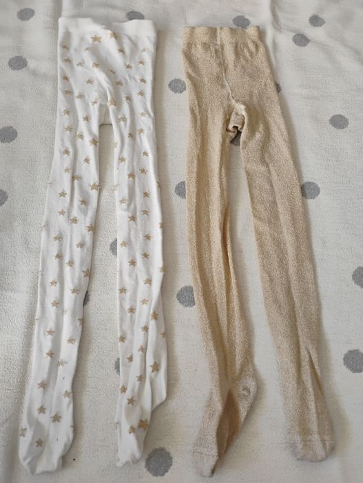 2 pary rajstop r. 110/116 H&M