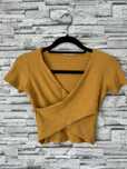 Bluzka top wiazany Stradivarius S 36