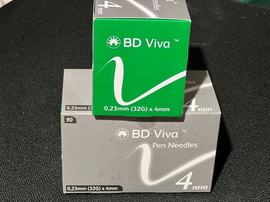 Інсулінові голки BD Viva 32G (0,23мм) 4мм для шприц-ручки,