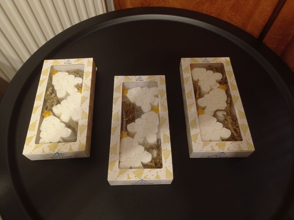 Mydełka w kształcie choinek Glicerynowe