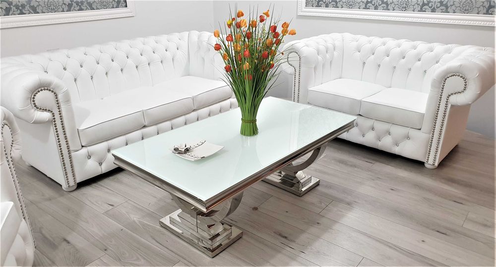 Zestaw Chesterfield Classic DUO 3+2+1 Skóra / GLAMOUR / Producent