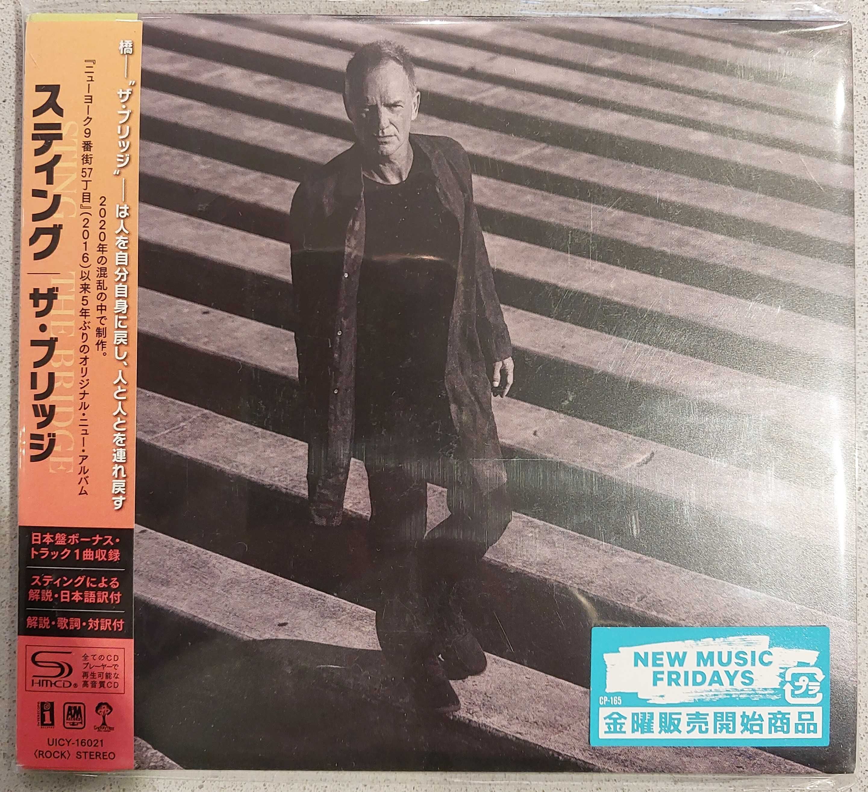 Sting The Bridge SHM-CD Japan incl.Bonus Track nowa w folii