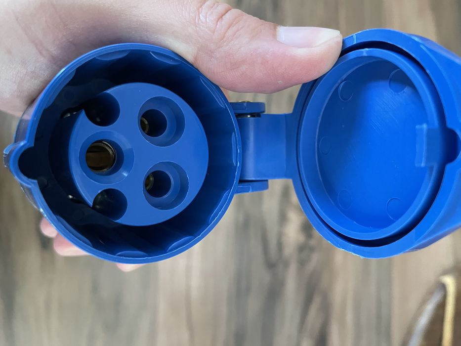 Силова розетка ДП 16А/3 2Р+РЕ 220-250В IP44 АСКО-УКРЕМ