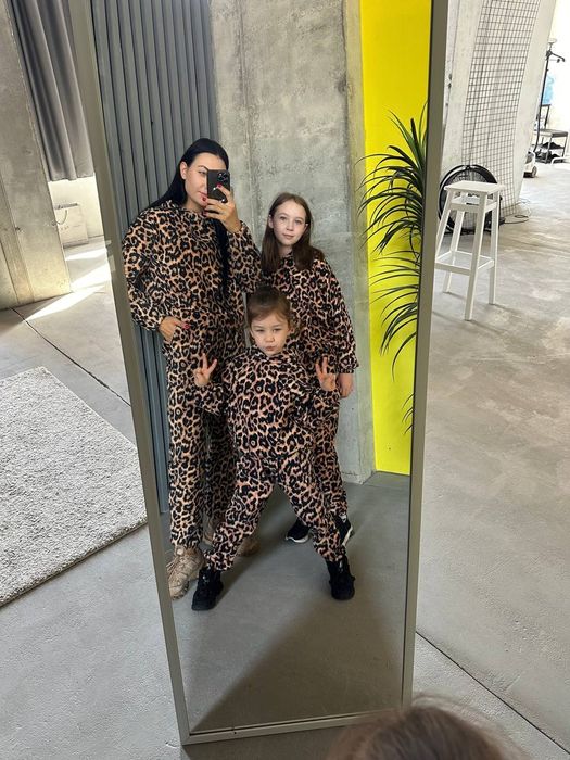 Дитячий флісовий костюм леопард лео підлітковий теплий детский флис