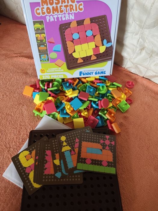 Мозаїка геометричних фігур 3+