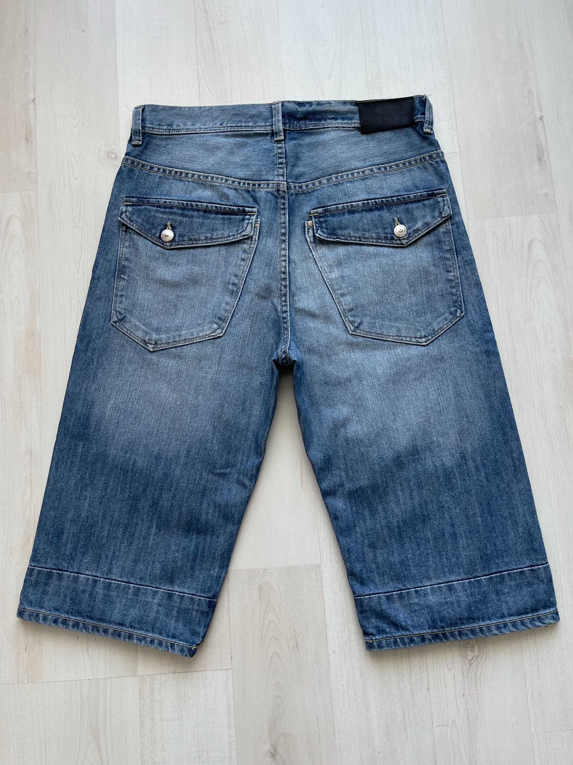 H&M denim spodenki bawełniane rurki slim fit rozmiar M