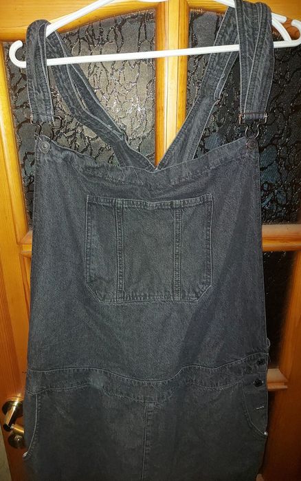 Мужской джинсовый фирменный комбинезон 56-58р