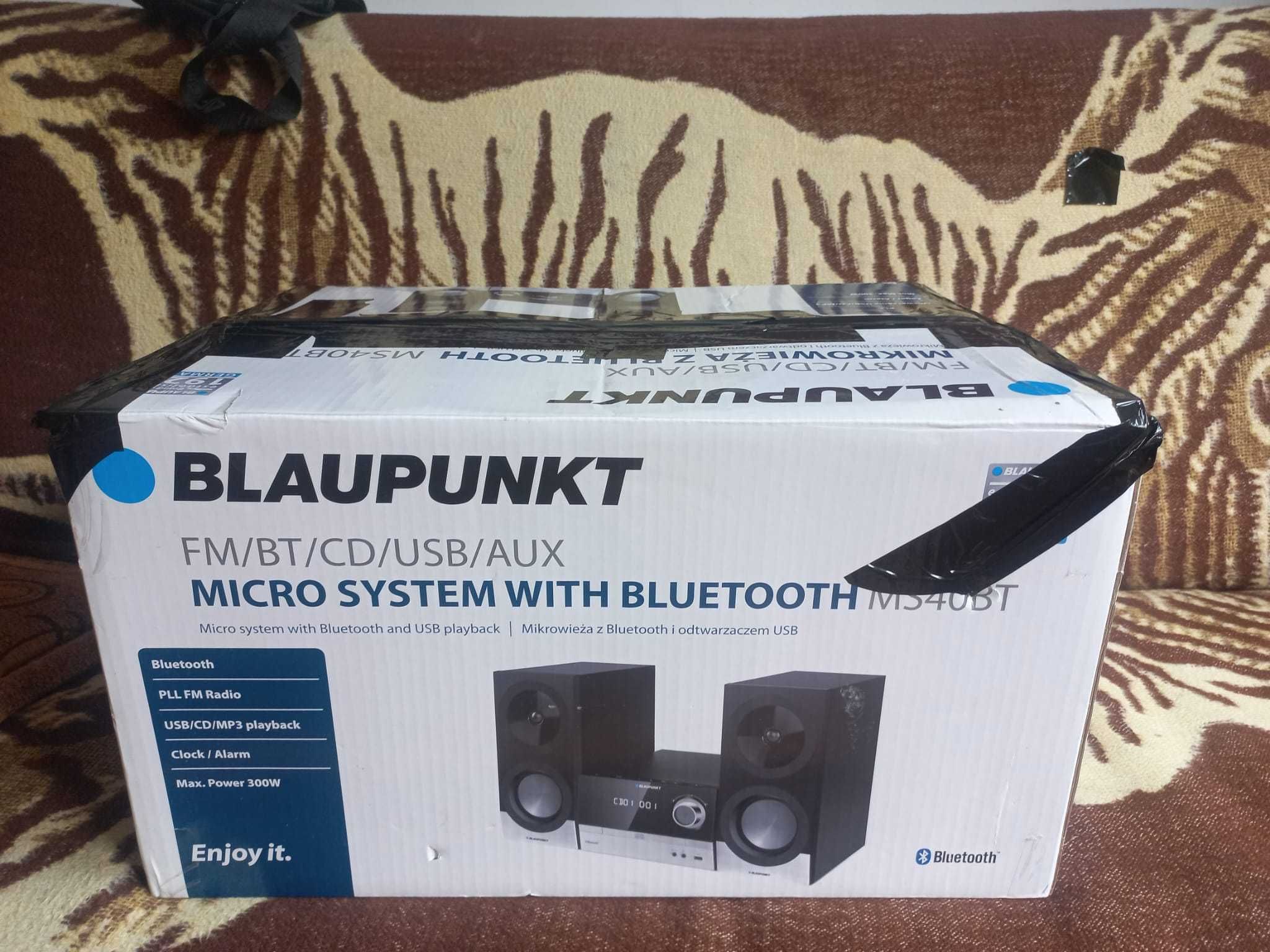 Sprzedam wieżę Blaupunkt microsystem with Bluetooth ms40bt