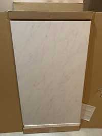 Blat łazienkowy Ikea Tolken, imitacja marmuru 82x49x2 cm