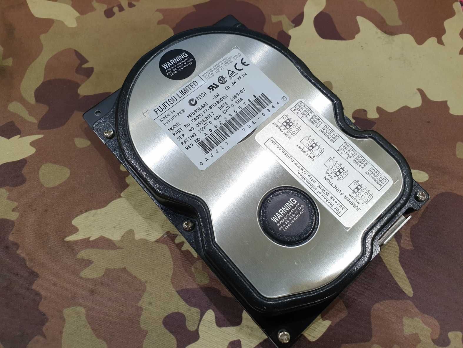 HDD Fujitsu 6GB 5400RPM ATA/IDE CA05177-B93300EW ,1999 год