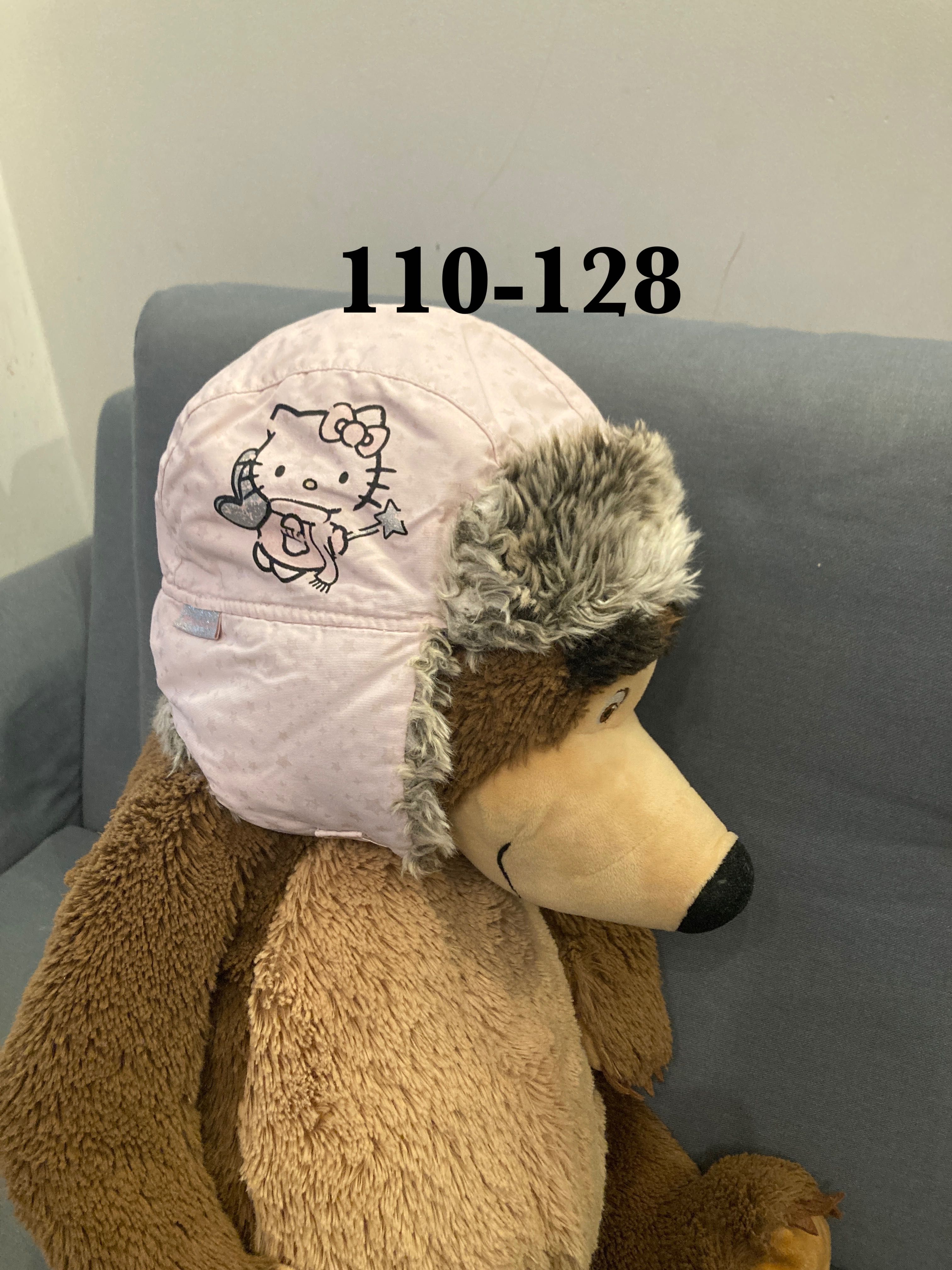 Pilotka H&M 110/128 4-8 lat Hello Kitty futerko