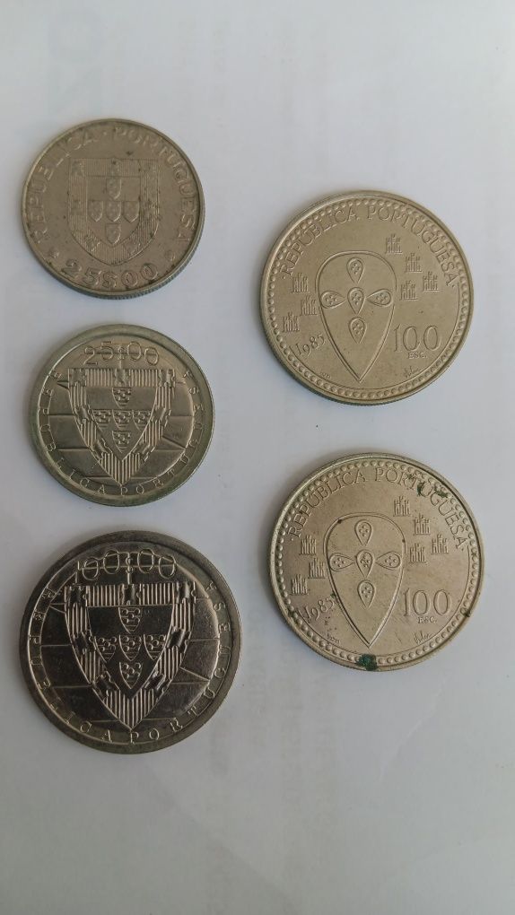 5 moedas da República Portuguesa