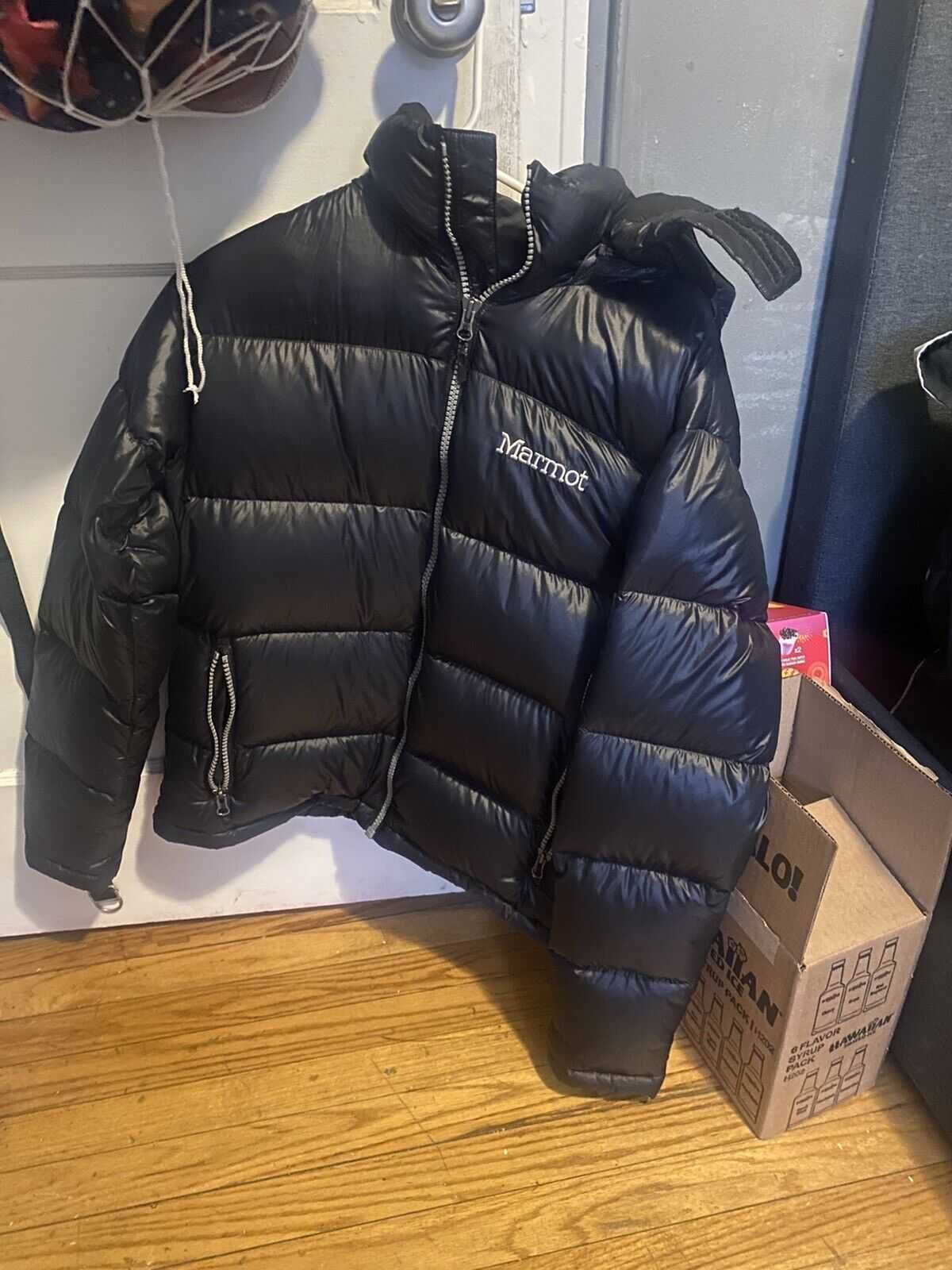 Black down jacket, very warm