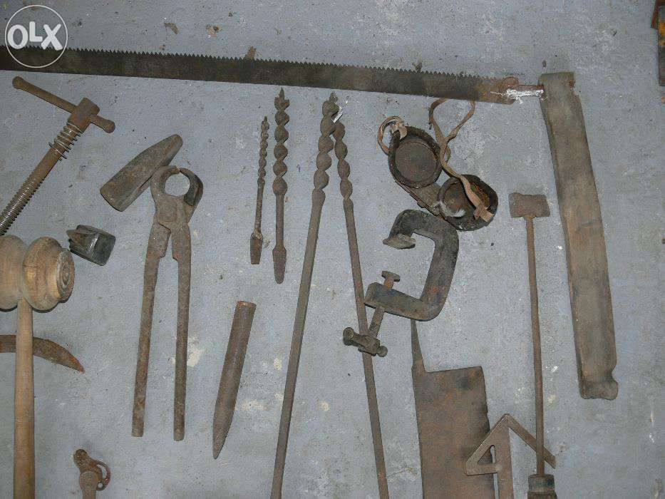 Stare przedwojenne narzędzia zestaw
