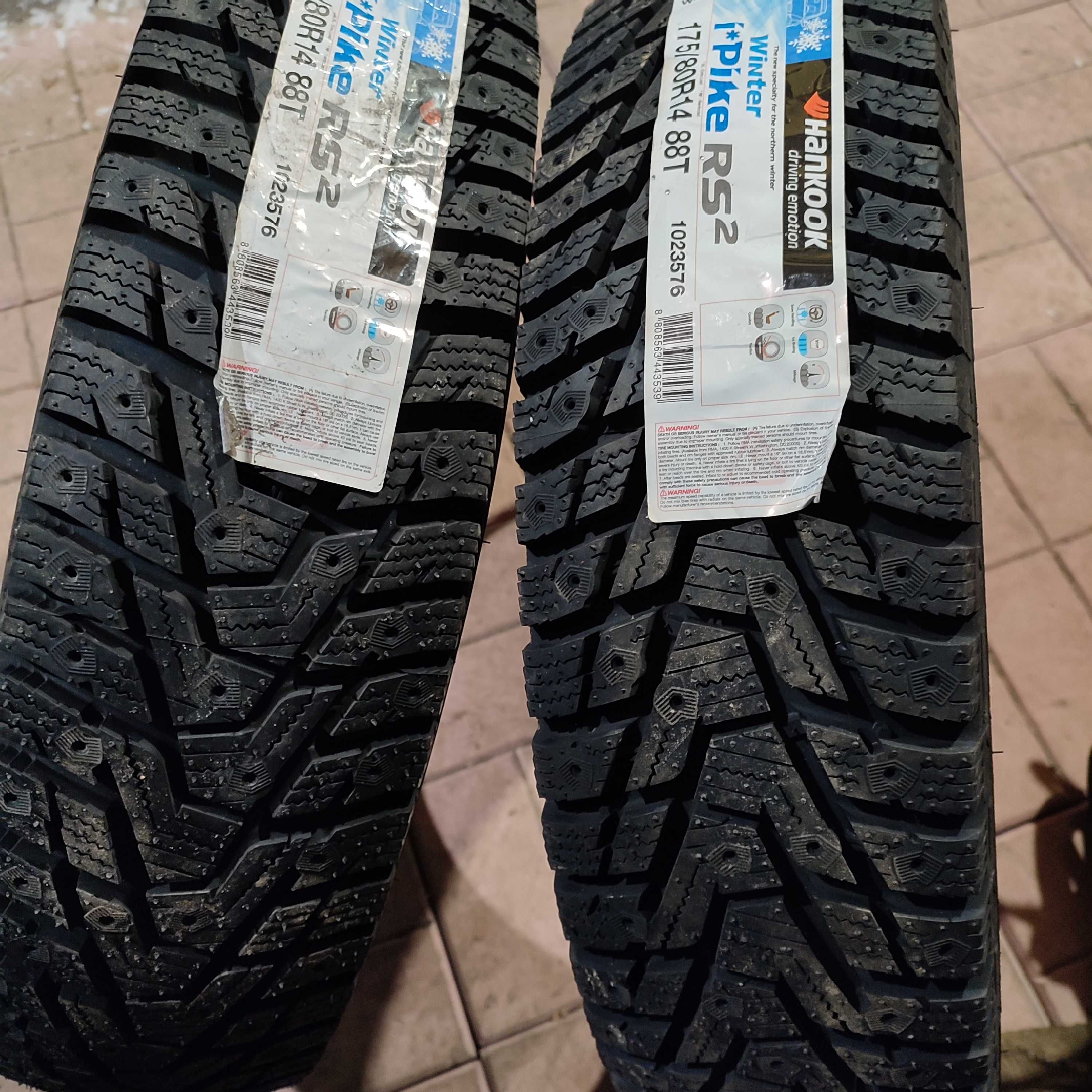 Hankook winter 175*80*R14