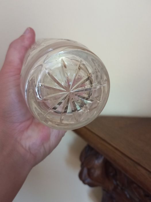 Elegancki kryształowy wazon - 29 cm