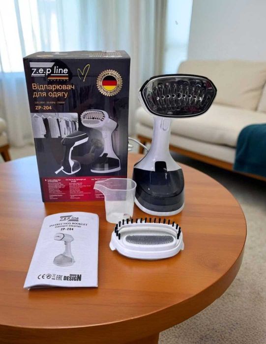 Ручний відпарювач для одягу 2200вт чорний 0,2л