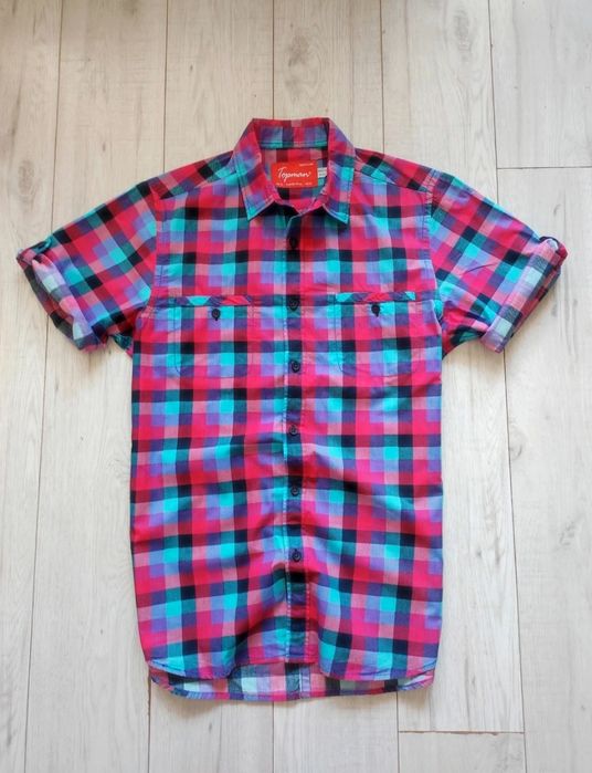 Topman świetna koszula w kratkę rozm M