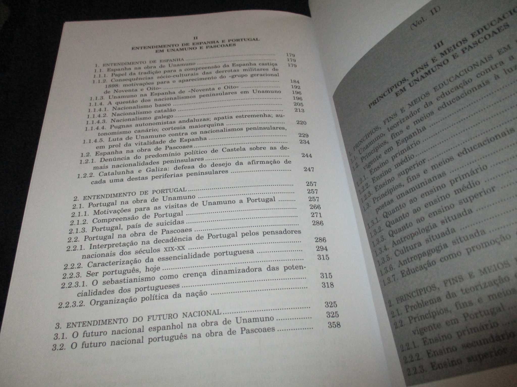 Livros Miguel de Unamuno e Teixeira de Pascoaes Temas Portugueses INCM