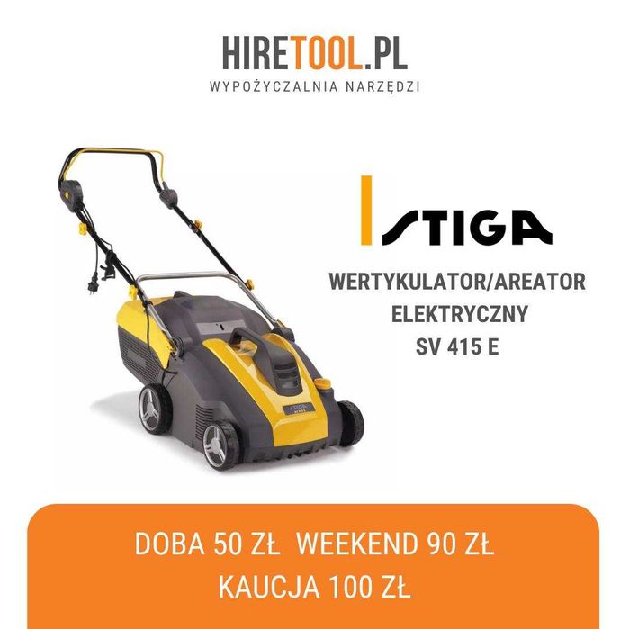 Wynajem Wertykulator/Areator Elektryczny STIGA