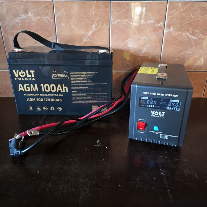 Джерело безперебійного живлення ДБЖ VOLT POLSKA 1000A+ акумулят.100Ah