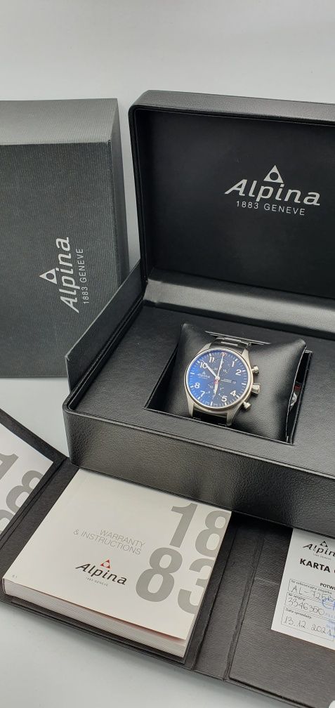 Alpina Startimer Pilot Automatic Chronograph - VALJOUX - AL-725B4S6B