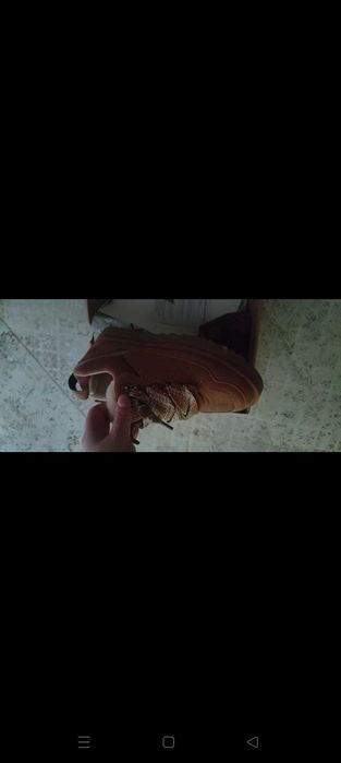 Buty brązowe ocieplane