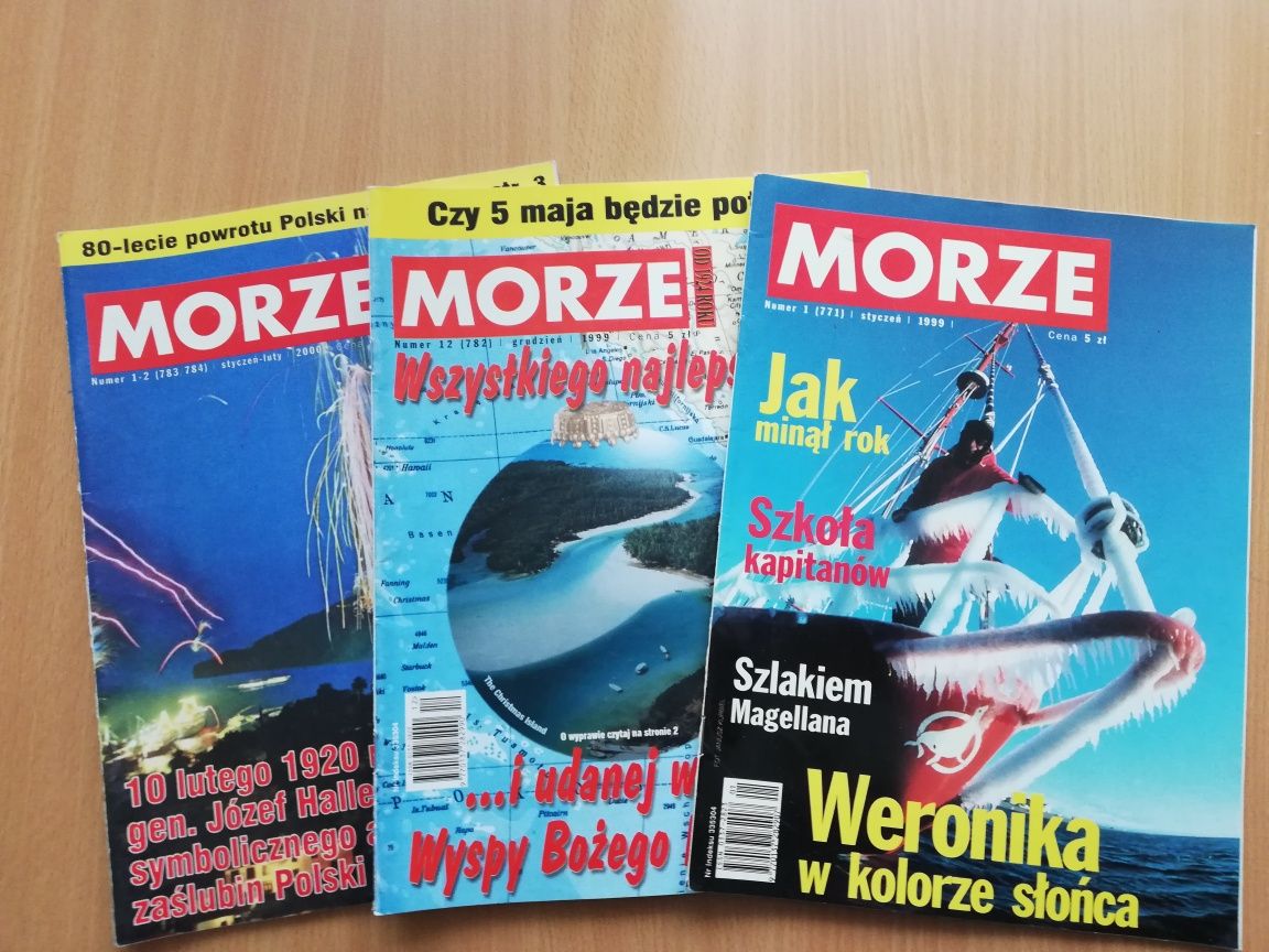 Magazyn Morze 1997, 1998, 1999