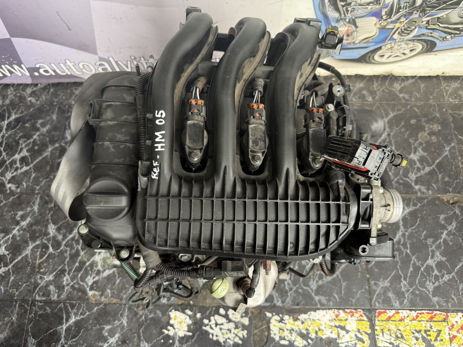 Motor 1.2 VTI 12val 3cil Opel Corsa F Citroen c3 c4 Peugeot 108 208 2008 Ref: HMZ HMP HM05 Hm01 HMH Eb2f HMG