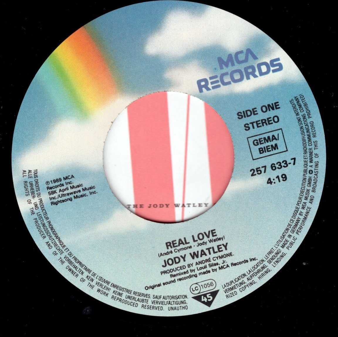 Jody Watley - Real Love (Winyl) Singiel 7"
