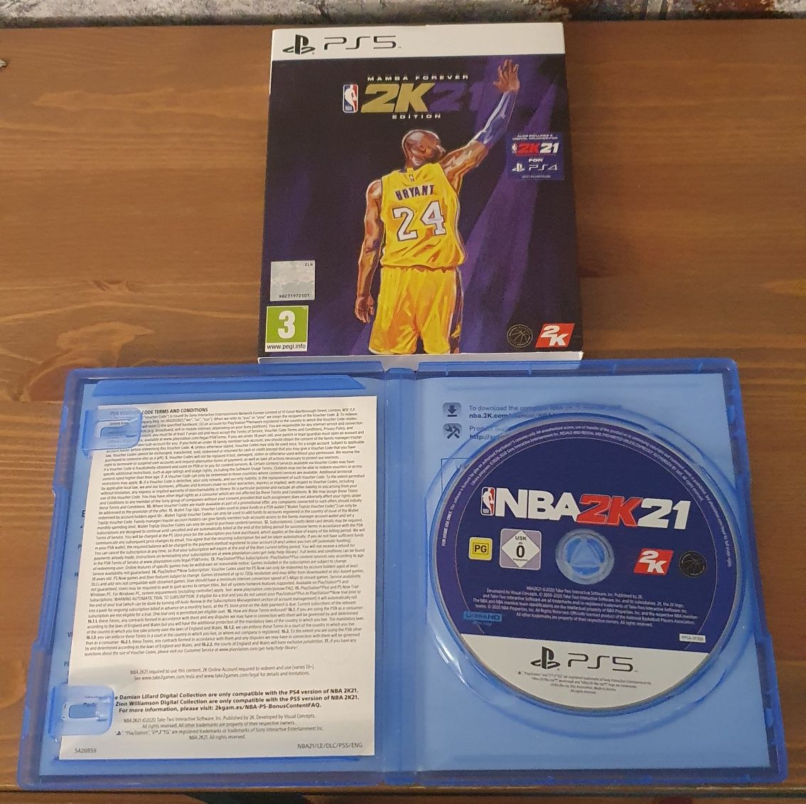 NBA 2K21 Mamba Forever Edition Playstation 5 (ps5)