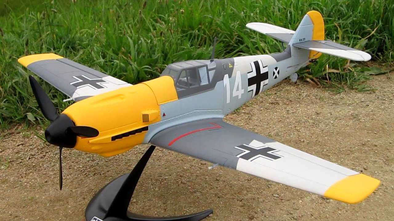 Радиоуправляемый самолет Messerschmitt BF109E