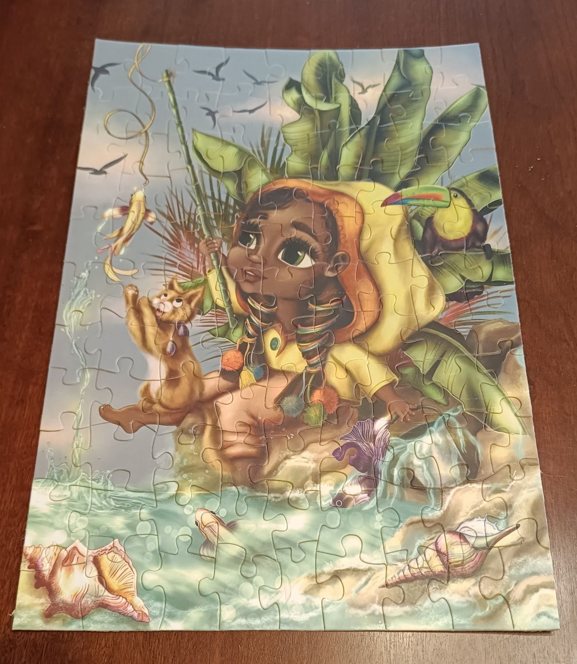 Puzzle 99 drewniane