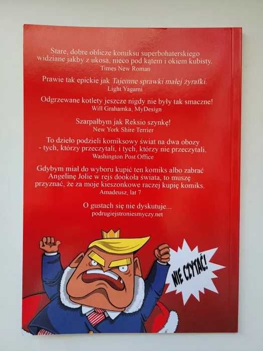 Komiks Vice Versum Superbohaterski parodia Marvel