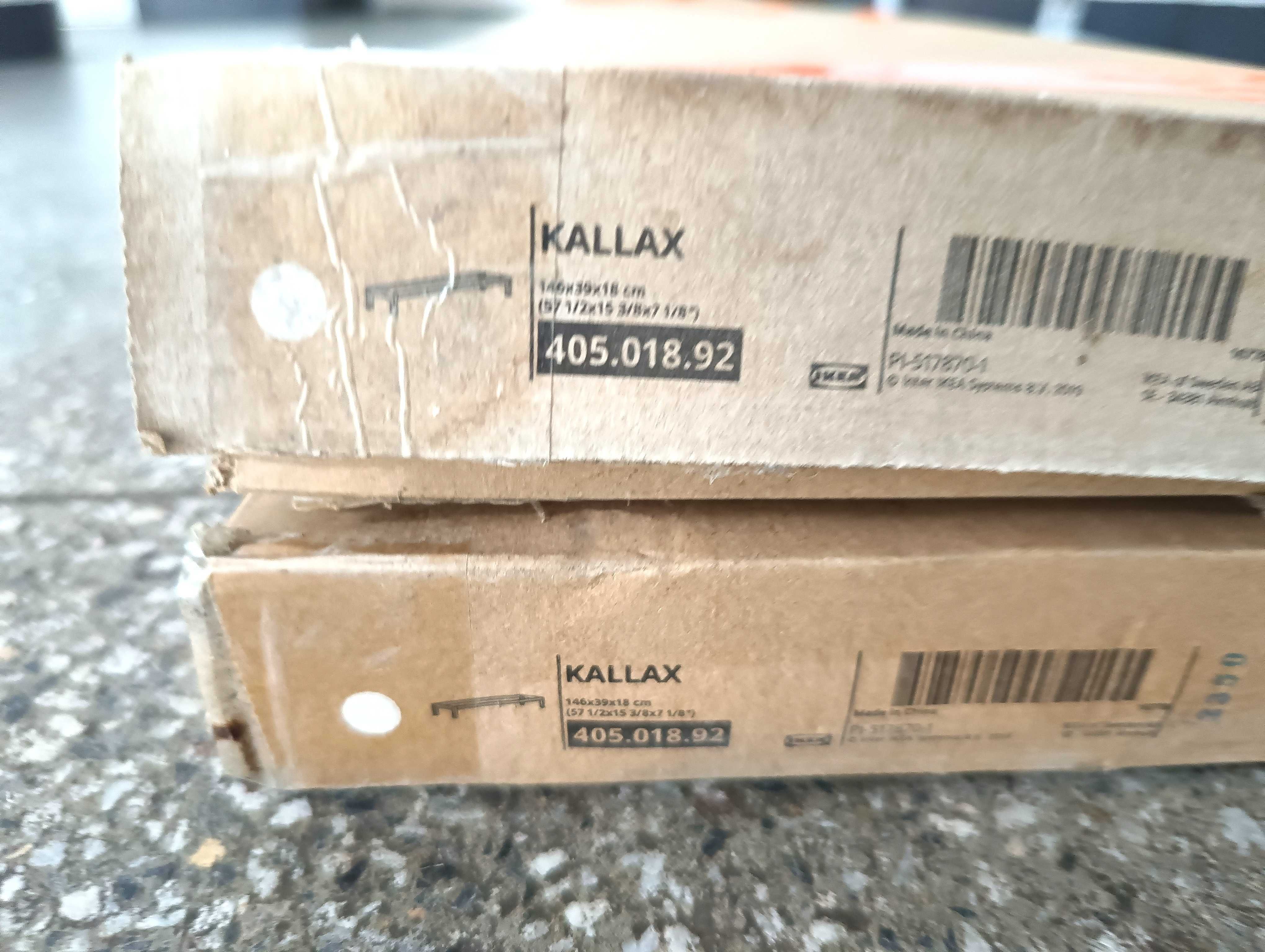 Rama nośna do regału Kallax IKEA, biała,  146 x 39 x 18 cm