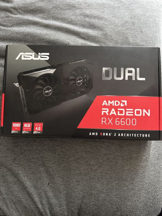 ASUS Dual Radeon RX 6600 8 GB GDDR6 – cicha karta graficzna
