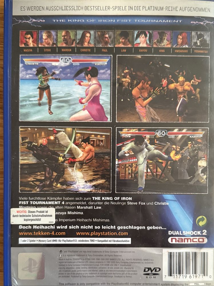 PS2 Tekken 4 Playstation 2
