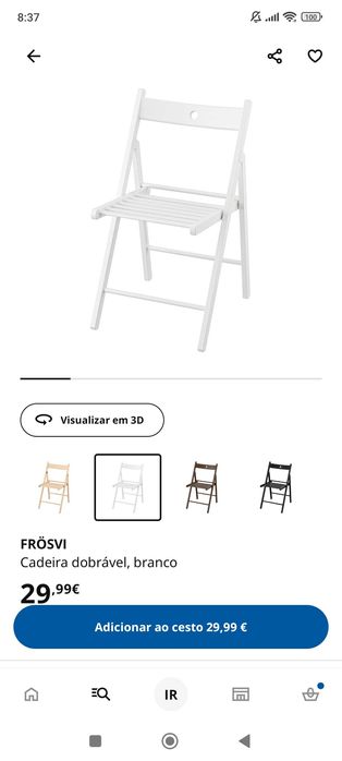 Mesa de refeição extensível ikea