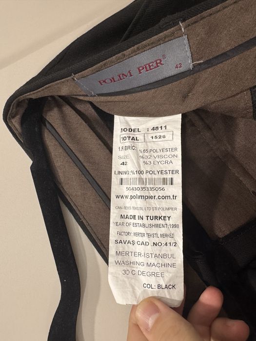 Чоловічий костюм Polim Pier 50 чорний