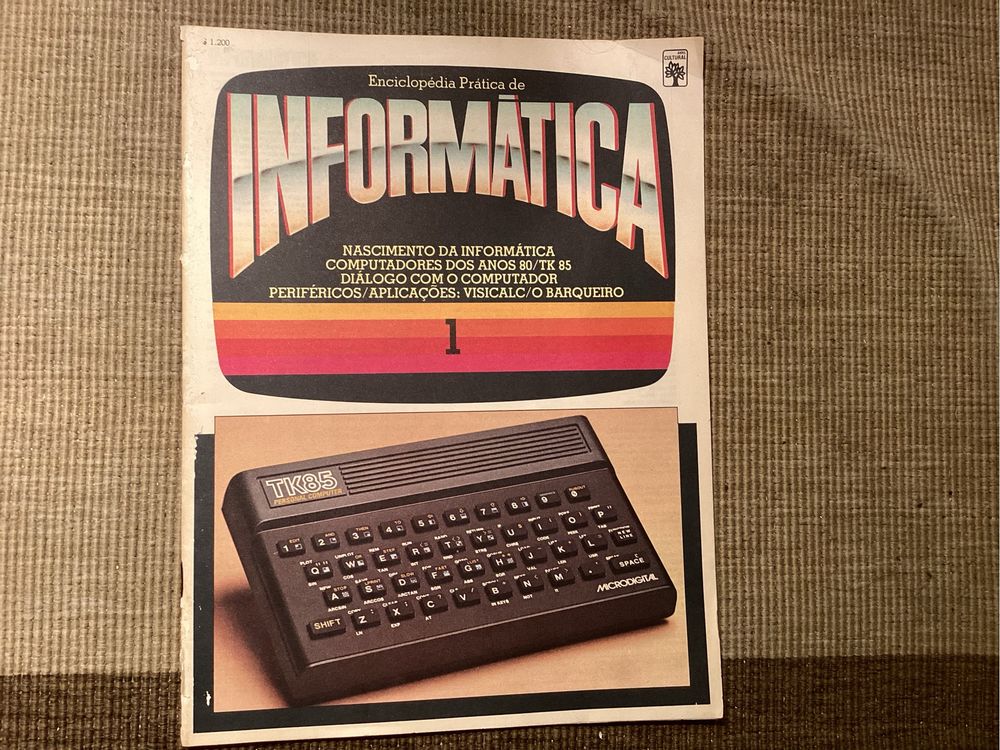 Livro Enciclopédia Prática de Informática 1984 Editora Abril Cultural
