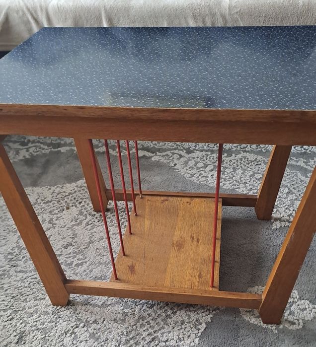 Stolik kawowy, nocny na gazety PRL lata 60-te