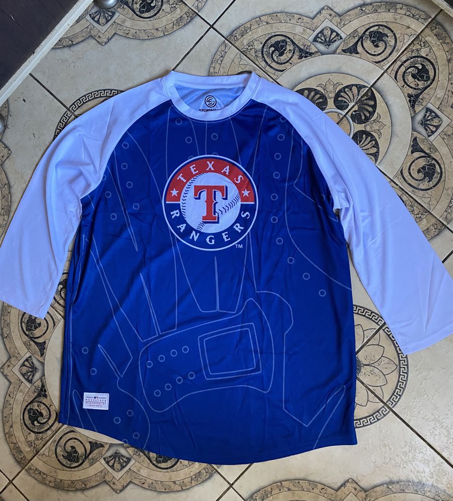 Мужская бейсбольная Джерси футболка Бейсбольной команды Texas Rangers
