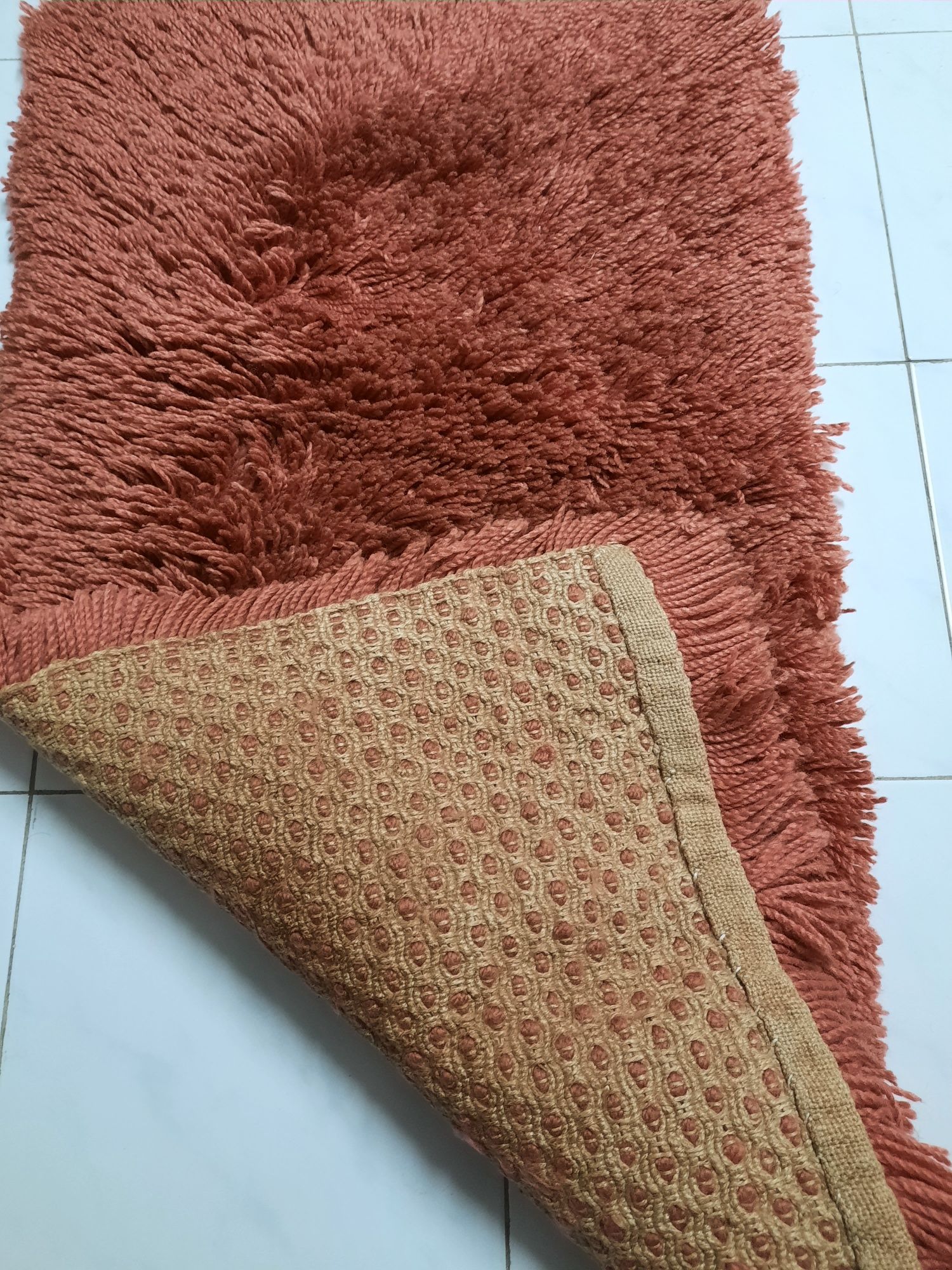 Conjunto de 3 tapetes em lã