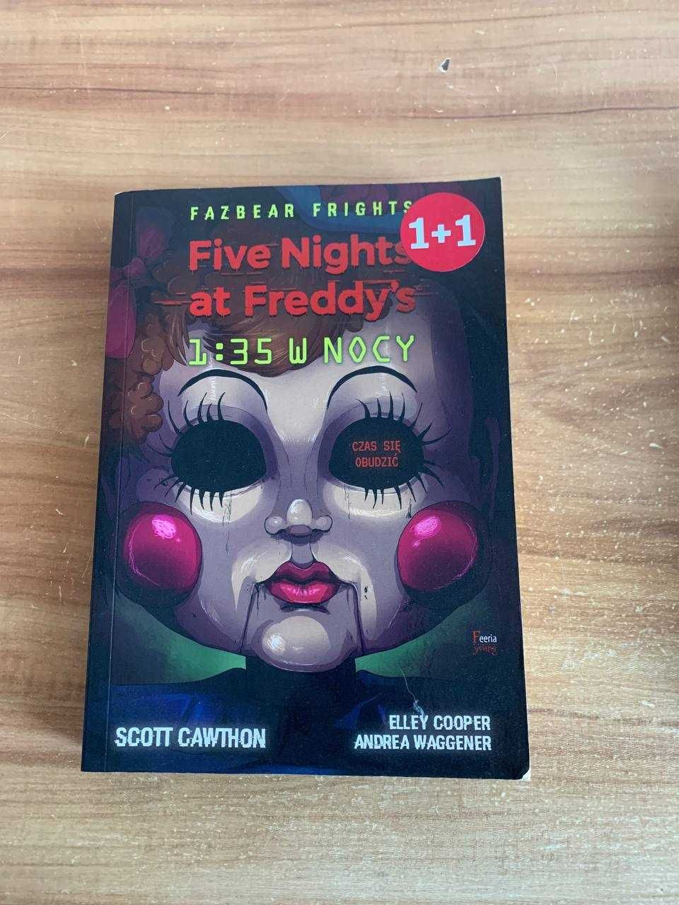 Sprzedaję trzy książki Five Nights at Freddy's