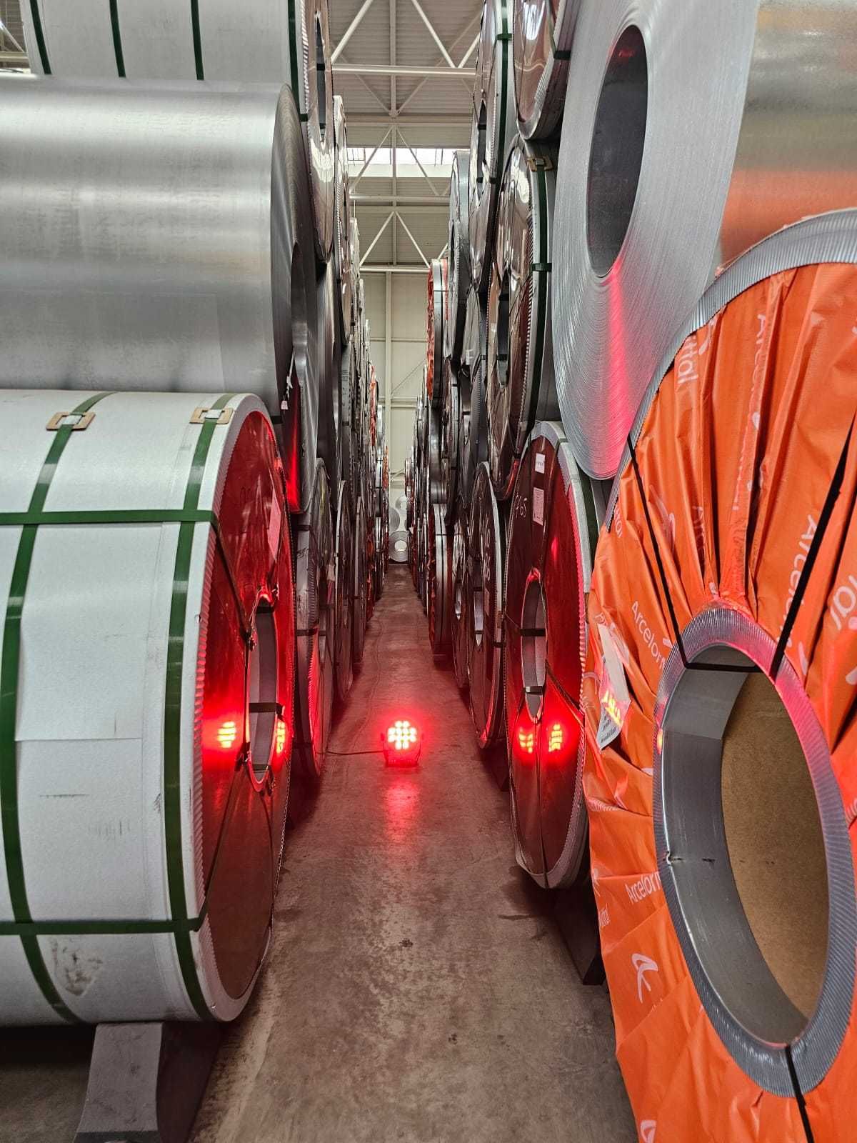Blacha ocynkowana magnelis kręgi arkusze taśmy 1,5x1250 S350GD ZM310
