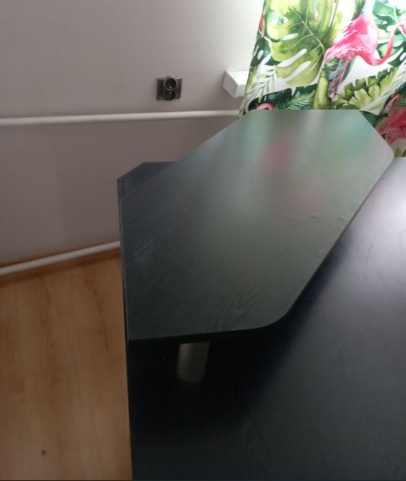 Biurko narożne czarne