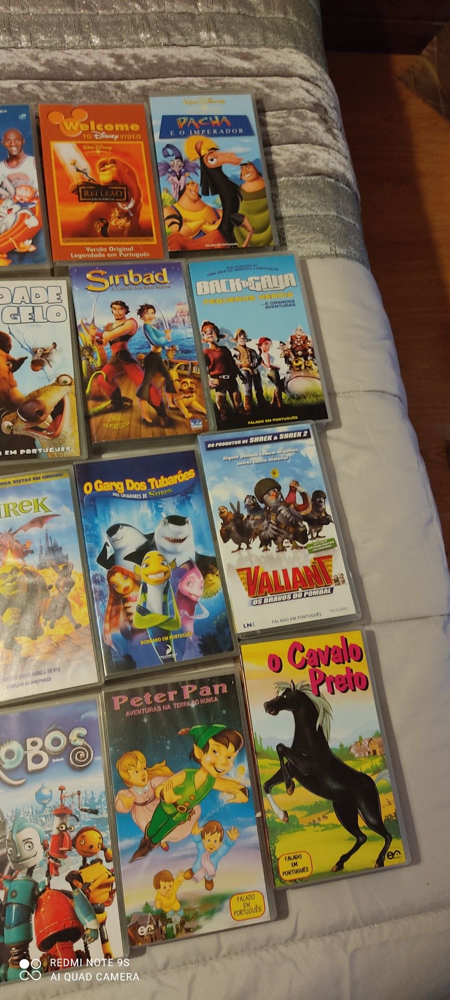 Lote de  VHS Coleção Animação Clássicos Disney